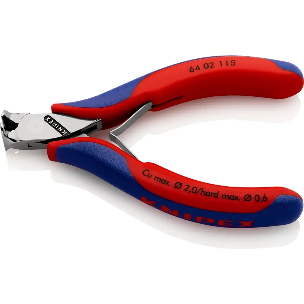 Кусачки торцевые для электроники 115 мм Knipex 64 02 115