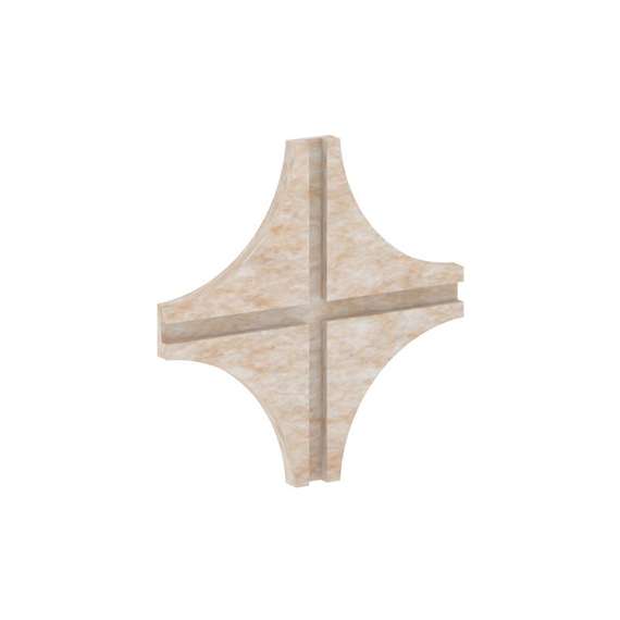 AcustiX Соединитель для войлочных экранов Х-образный VE.SVE-X Крем-брюле 200*200*12