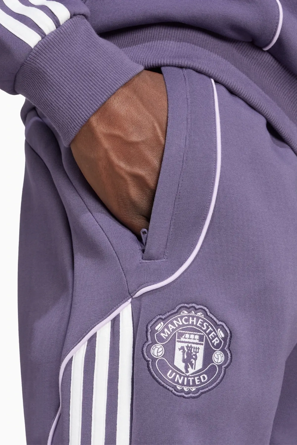 Штаны adidas Manchester United 25/26 Urban Purist Track - фиолетовый