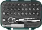 KRAFTOOL 33 шт, набор бит с мини-трещоткой (26157-H33)
