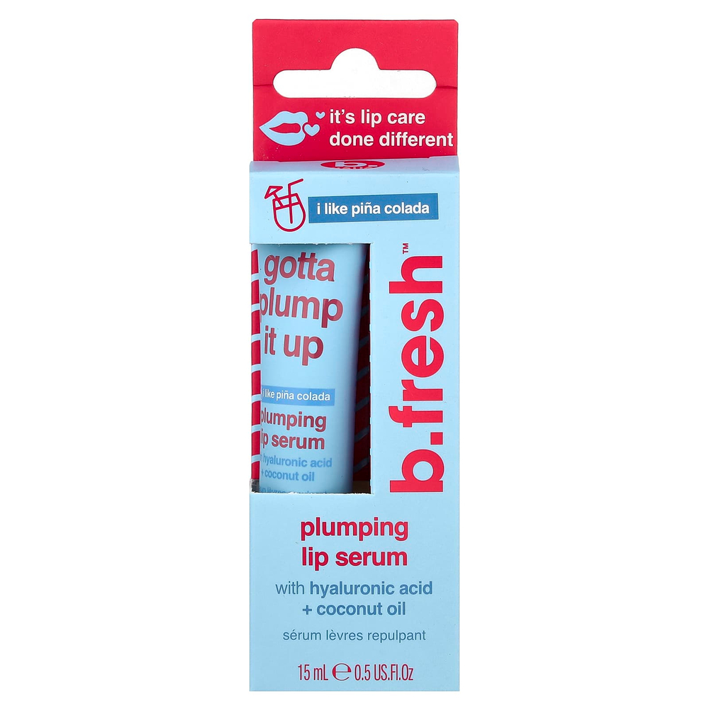 b.fresh, сыворотка для увеличения объема губ, пина колада, 15 мл (0,5 жидк. унции)