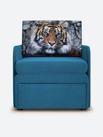 Кресло-кровать "Миник" с подлокотниками Dream Denim купон Тигр
