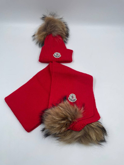 Детская шапка и шарф Moncler