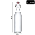 Бутылка с крышкой KUMMAL, 1000 мл, стекло