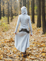 Платье Chintamani с длинным рукавом сер.меланж