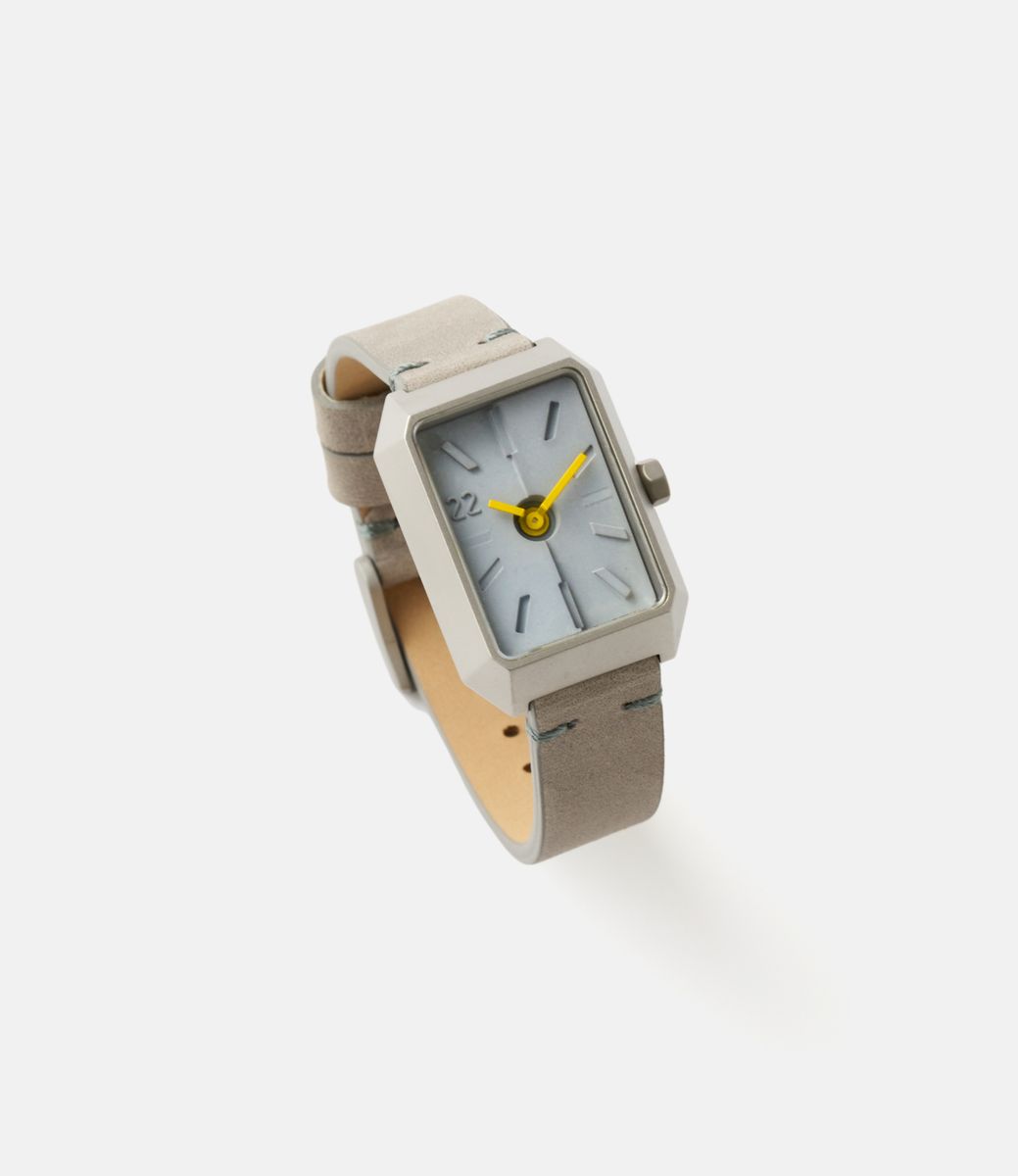 22 Studio Ups & Downs Square Concrete Watch Concrete Grey