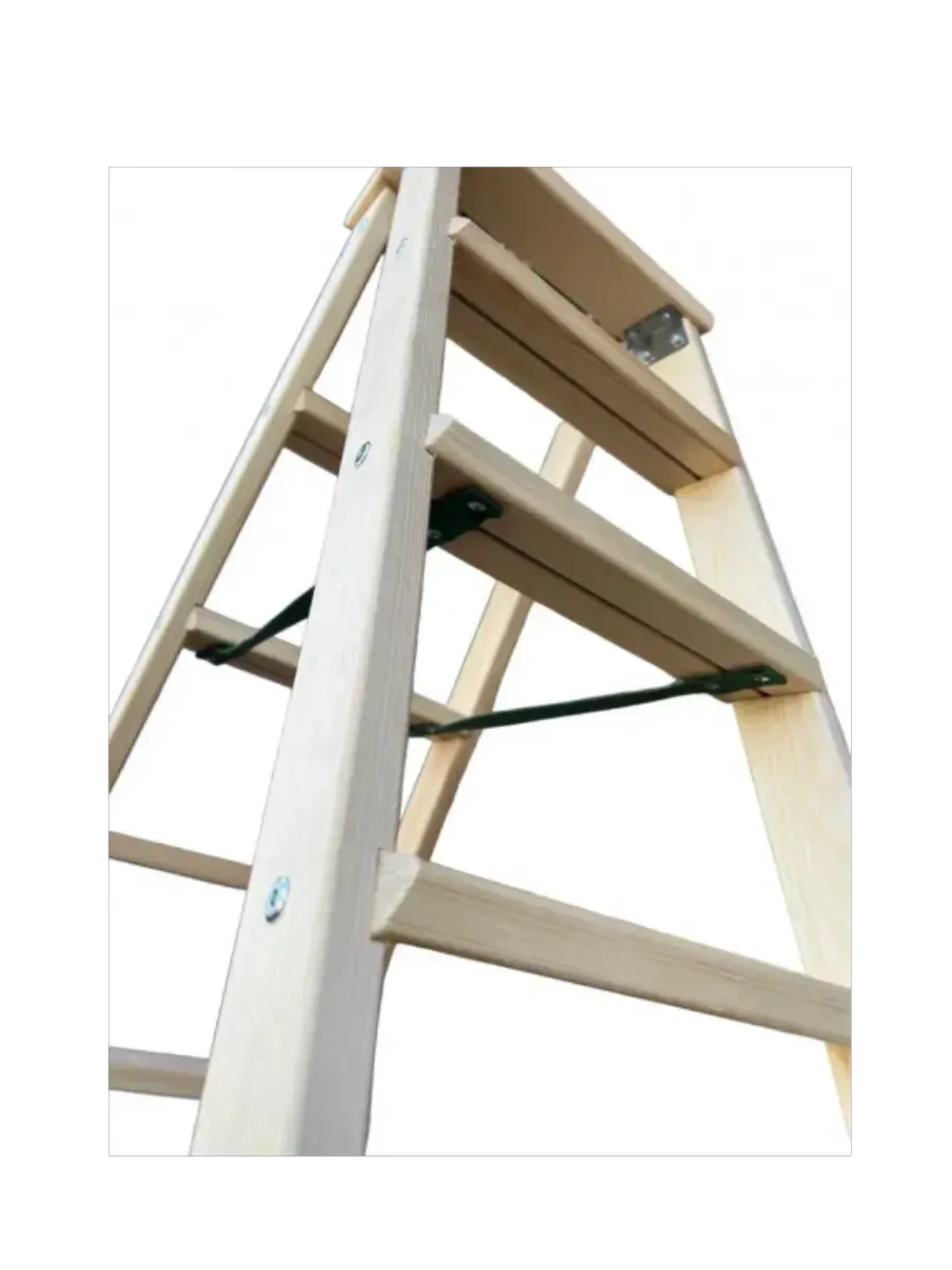 Стремянка деревянная 2х8 wide (рабоч. высота 3,3м)