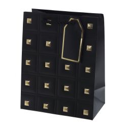 GAEM Пакет подарочный S (бумага 210г/м2, блок 12шт), L18 W10 H23 см, 4в.