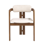 Стул 4194 из ткани белого цвета