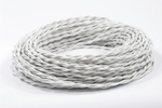 Ретро провод витой Белый Шелк Interior Wire Магус ТМ ПВР2075-К002 / 2х1,5