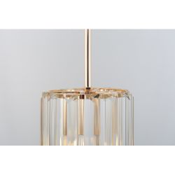 Светильник подвесной (подвес) Rivoli Suzanne 1052-201 1 х Е27 40 Вт хрусталь | Хрусталь