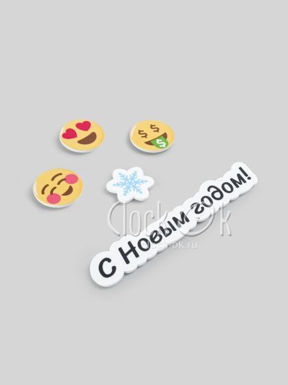 Настенные часы с магнитиками "Ins People 01"