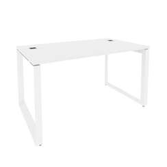 Onix Direct Стол рабочий руководителя на О-образном м/к O.MO-SRR-3.8 Белый Бриллиант/Металл Белый 13