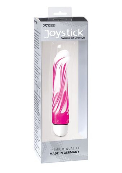 Розово-белый вибратор Flick-Flac Comfort - 17,8 см. (Цвет: розовый с белым)