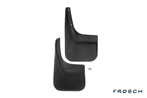 Брызговики задние RENAULT Logan, 2004, 2010- (установка c подкрылком), (optimum) в коробке  FROSCH.41.25.E10