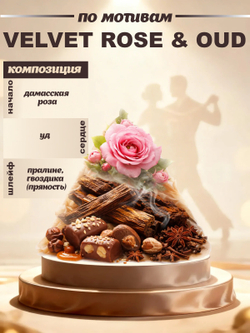 CEDRE 599 по мотивам Velvet Rose & Oud (уни) 10 мл