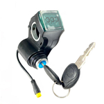 Вольтметр с замком зажигания с разъемом Julet 3pin для Kugoo M5 и другие (кабель 10см)