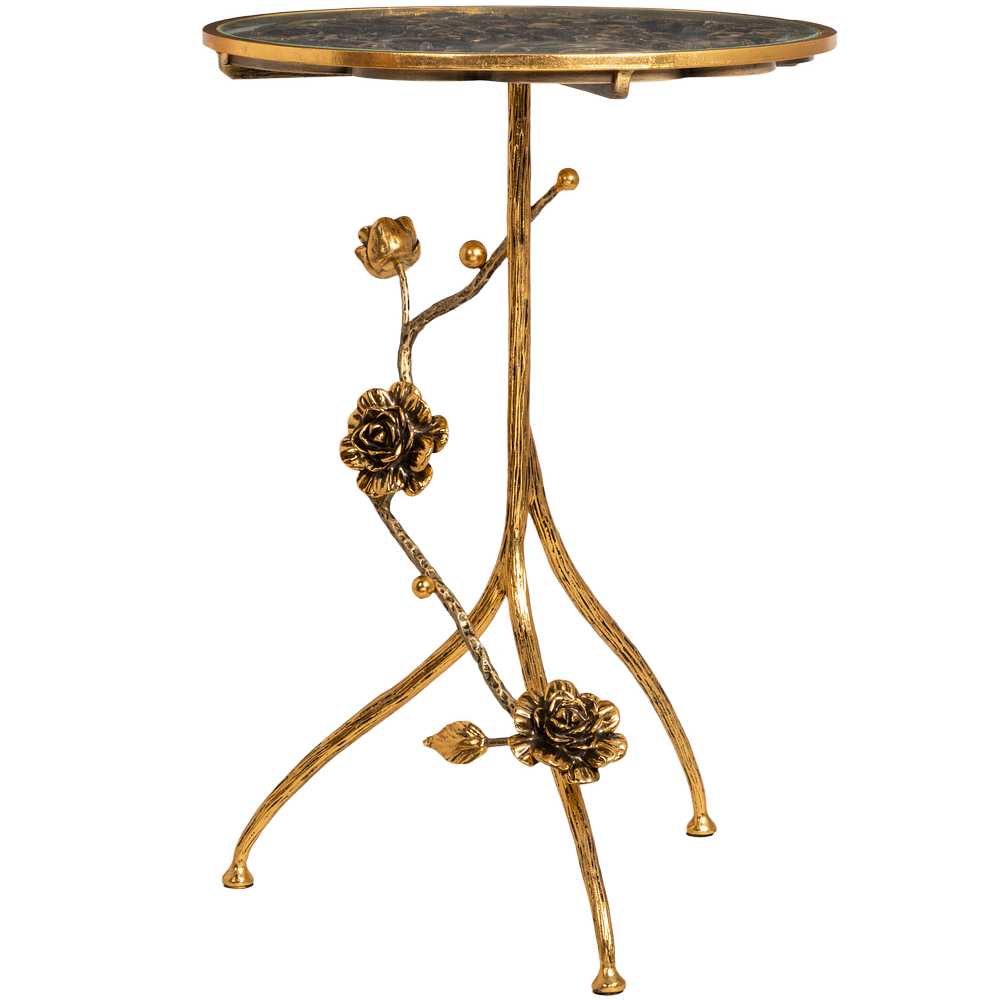 Столик декоративный Роза Сангрия Каштан