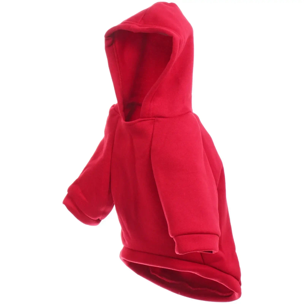 Кофта - толстовка для мелких пород собак «BRO Style», цвет бордовый, р XL (на флисе)