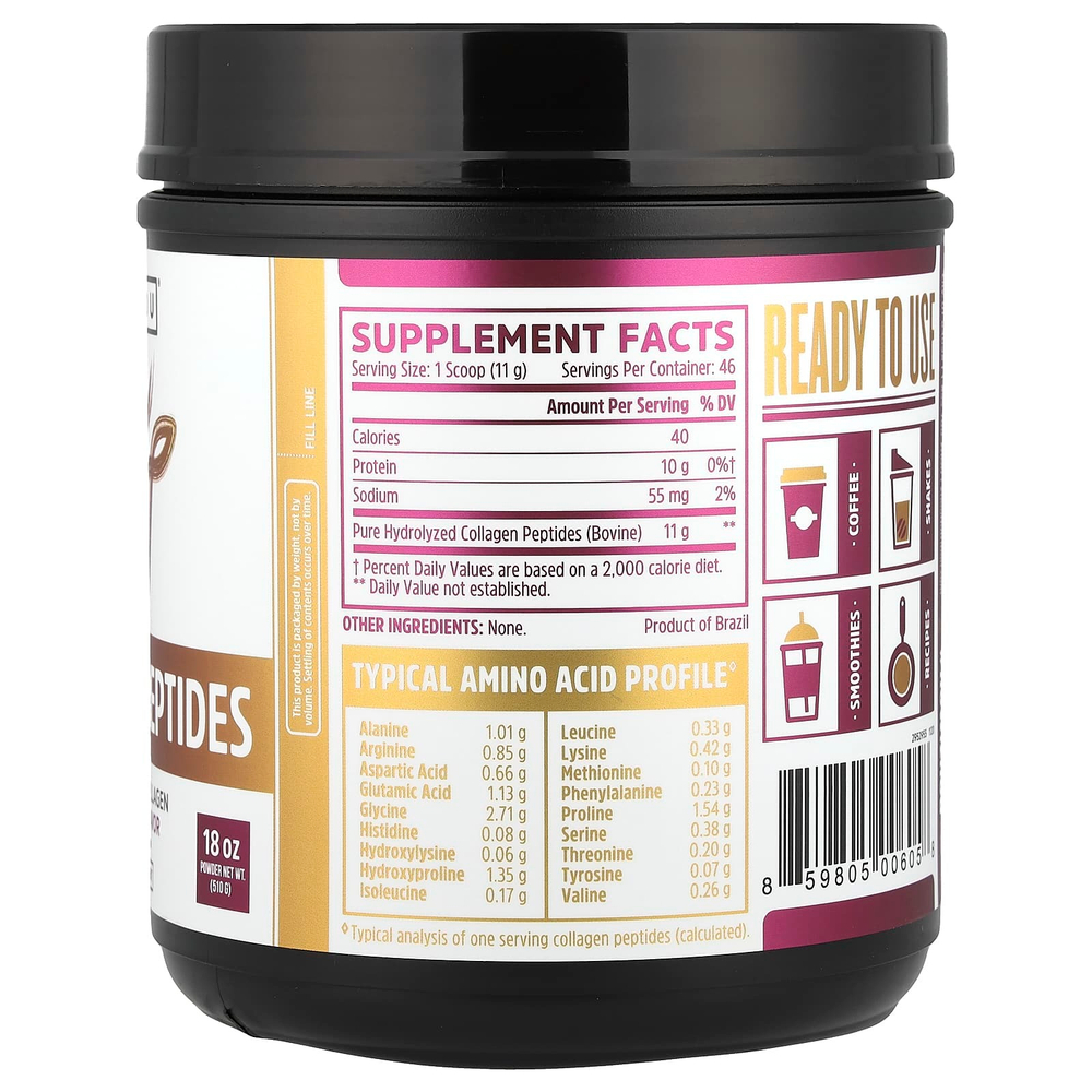 Zhou Nutrition, пептиды коллагена, 510 г (18 унций)
