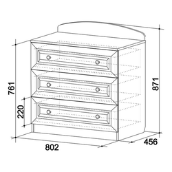 Комод «Алиса»