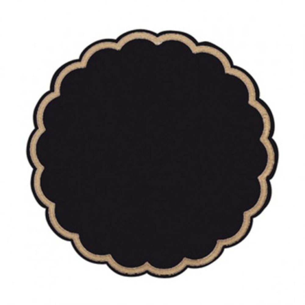 Салфетки черные под чашку (доллис), 9 слоев, 9 см, 250 шт