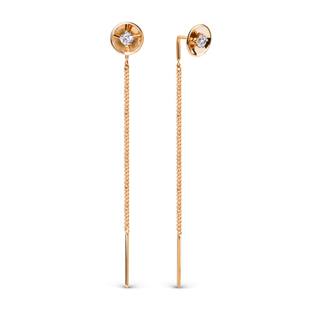 Серьги из золота 585 пробы