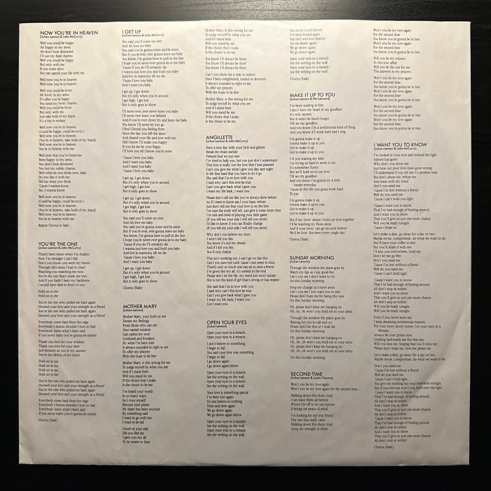 Julian Lennon- Mr. Jordan (Европа 1989г.)