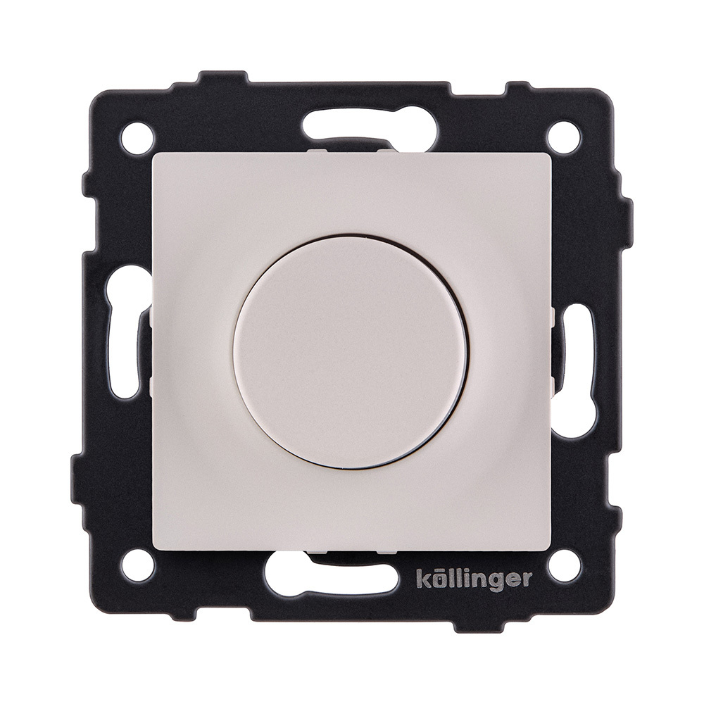 Светорегулятор для светодиодных ламп, проходной, 500W, кашемир матовый Kollinger REA-048CM для Aspekt, Eleganz, Reflex