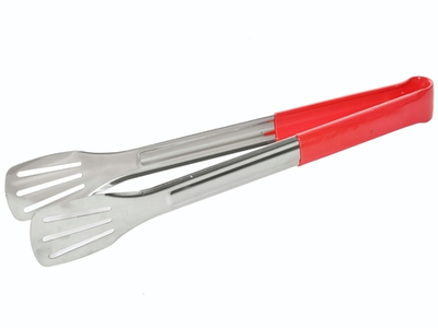 Щипцы кулинарные нерж с силиконовыми ручками 28см