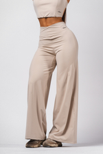 Брюки Deni x NEBBIA High-waist Flared Pants 312 Кремовые