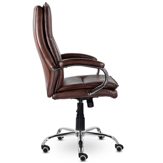 Кресло СН-701 Куба В хром ХДП Ср R-0468 (коричневый двухтонка)