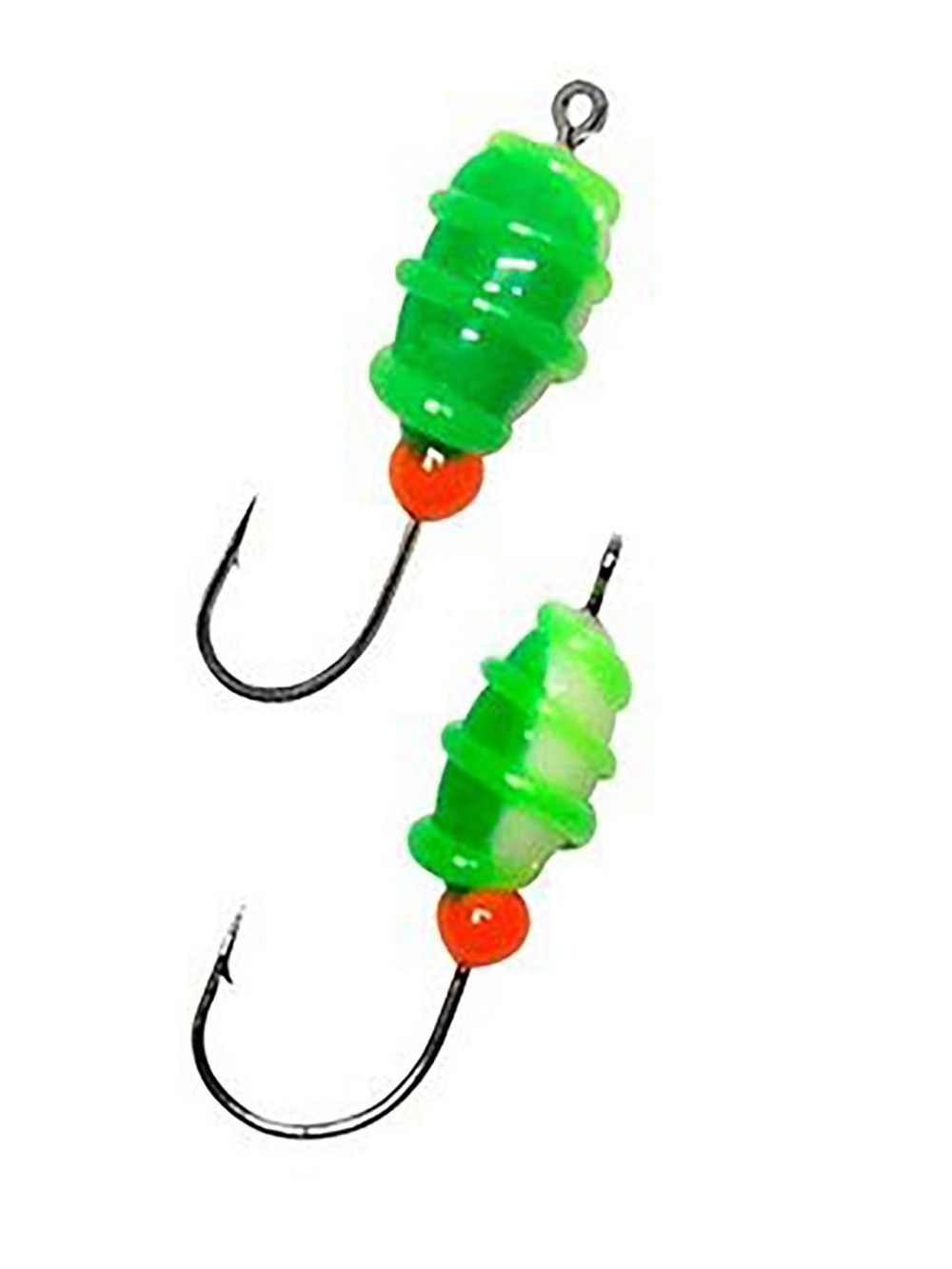 Мормышка фосфорная №07 P, 2 упк по 10 шт 0,14g