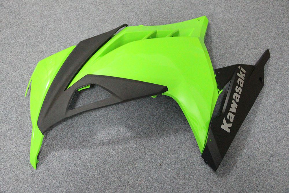 Комплект пластика для мотоцикла Kawasaki Ninja 300R 13-15 Зеленый COLOR+