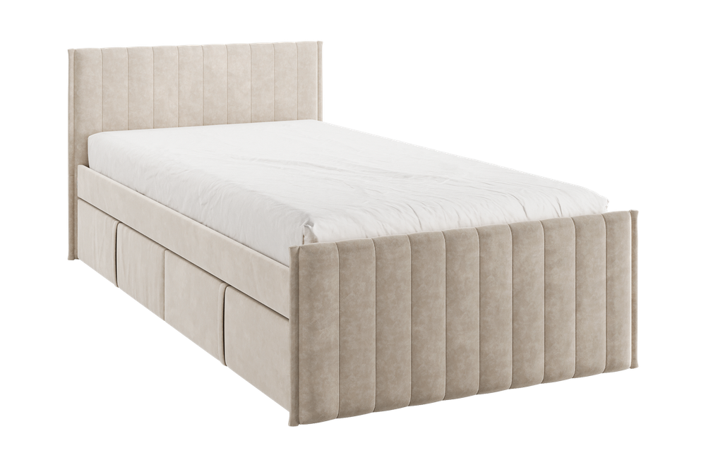 Кровать с ящиком Твикс (велюр) МФ Мебельсон, г. Ижевск