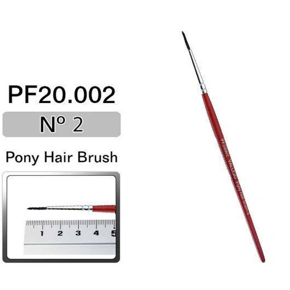 BRUSH,PONY HAIR,No.2