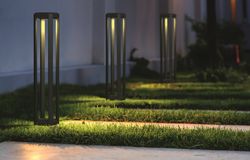 Светильник столбик ландшафтный 13вт 151x151x800мм