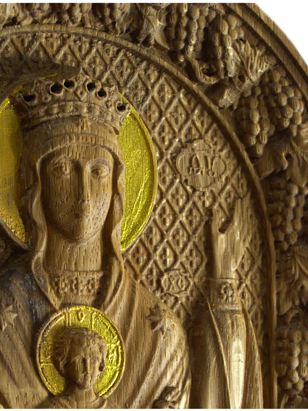 Освященная Икона Божией Матери Неупиваемая Чаша дуб малая