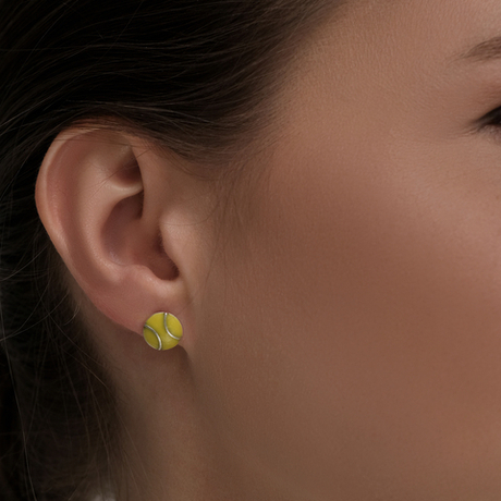 "Теннисный мяч" серьги из коллекции "Olympic" от Jenavi