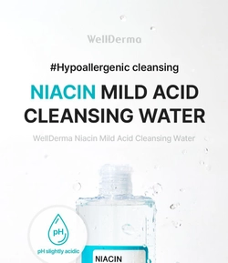 WellDerma - Niacin Mild Cleansing Water 500ml