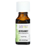 Aura Cacia, 100% чистое эфирное масло бергамота, 0.5 жидкой унции (15 мл)