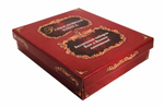 Родословная книга "Изысканная" кож. зам бордовая (в подарочной коробке)