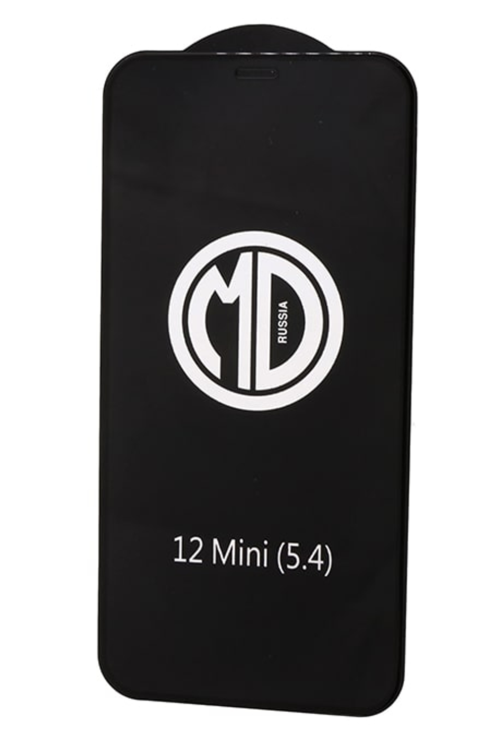 Защитное стекло утолщенное MD iPhone 12 Mini (черный)