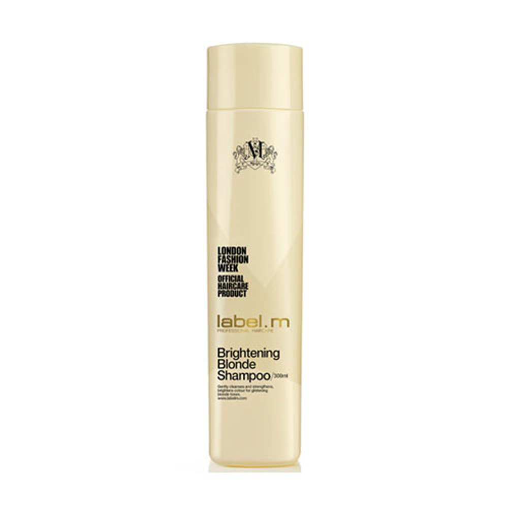 Шампунь осветляющий для блондинок Сияющий блонд Label.m Brightening Blonde Shampoo 300мл