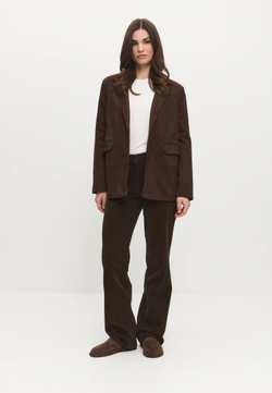 Лоферы // Ivana // Chocolate // Fluffy