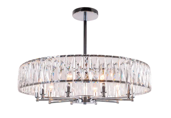 2432R/10A CHR+CL (1) Люстра NW