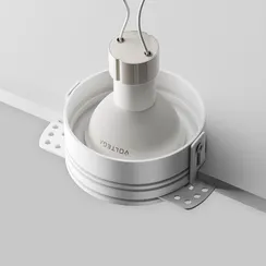Встраиваемый светильник Галька / Flint 1*GU10 10 Вт IP 44 Technical dl101-gu10-trs-w