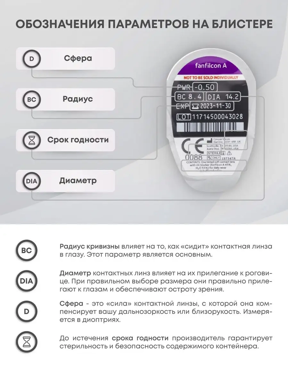 Двухнедельные контактные линзы Avaira Vitality (уп. 6 линз)