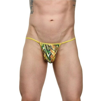 Мужские принтованные трусы-тонги (Размер: L-XL) (Цвет: разноцветный)