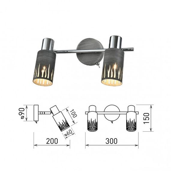 Спот Rivoli Lethe 3123-312 Б0055654